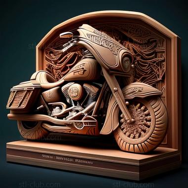 3D мадэль Harley Davidson CVO Road King (STL)